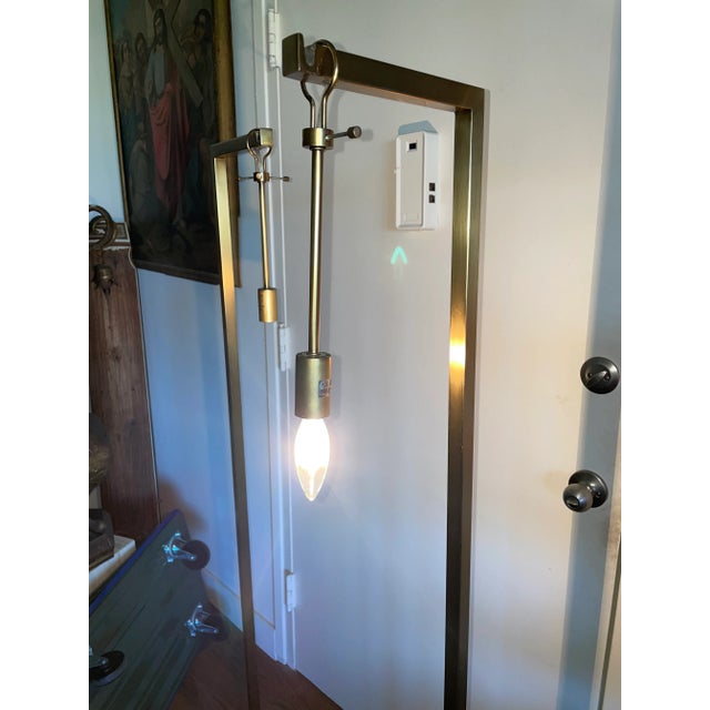 2010s Modernist Brass Floor Lamps by Arteriors - a Pair For Sale - Image 5 of 10