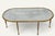 Metal Coffee Table in Gilt Bronze and Aged Mirror from Baguès, 1950s For Sale - Image 7 of 18