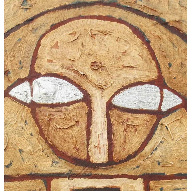 "Senza titolo" is an oil painting on canvas mounted on a wooden frame created by the artist Salvatore Travascio in 1991....