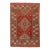 Vintage Red Turkish Oushak Area Rug 5'5 X 8'2 For Sale
