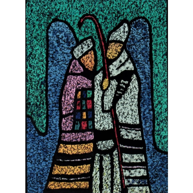 Modern Amos Yaskil, Aaron and Moses, Circa 1980 For Sale - Image 3 of 7