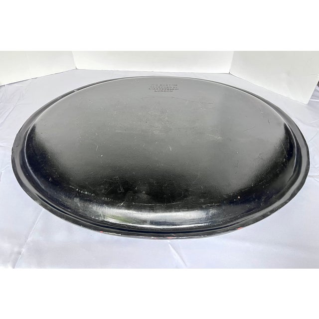 19th Century Ws Burton of London Papier Mache Tray For Sale - Image 9 of 14