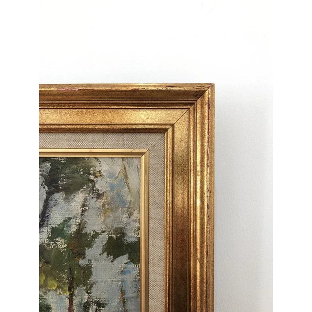 Laure Stella Bruni, Lac et Montagnes, Oil on Canvas, Framed For Sale - Image 8 of 11