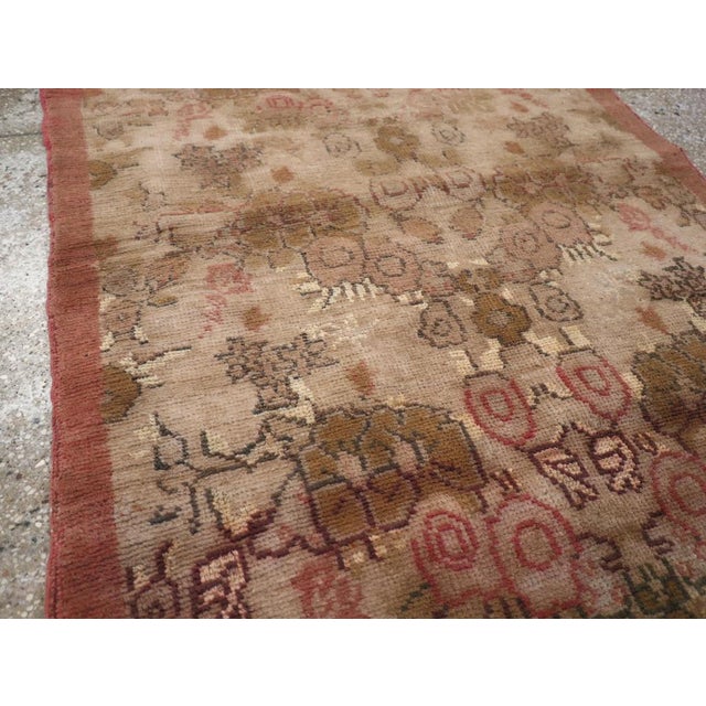 Galerie Shabab Collection Mid-20th Century Turkish Anatolian Throw Rug For Sale - Image 4 of 9