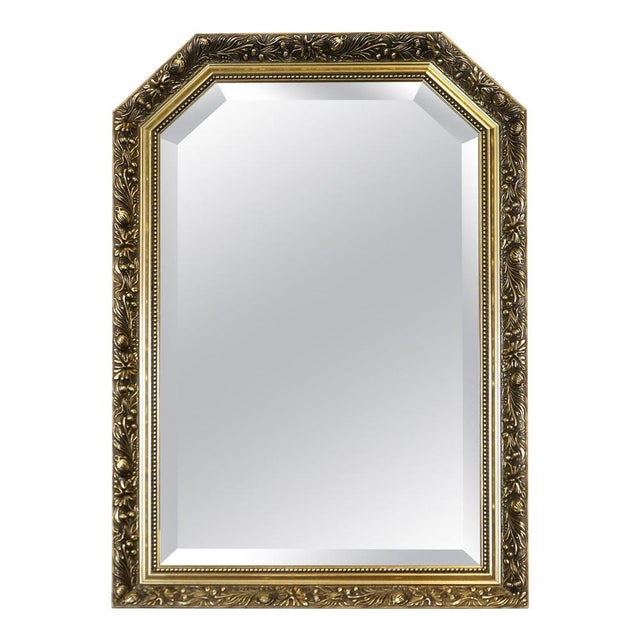 Vintage Gold Ornate Wall Mirror with Carved Details For Sale - Image 12 of 12