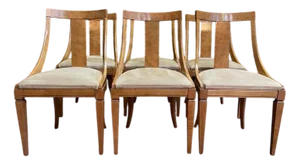Empire Style Gondola Chairs, Set of 6