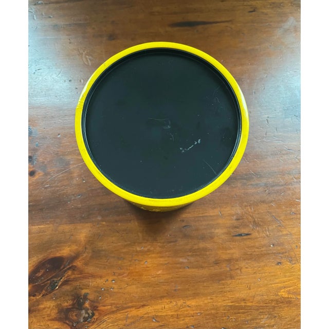 Mid-Century Modern Vintage Mid-Century Yellow Ice Bucket For Sale - Image 3 of 12