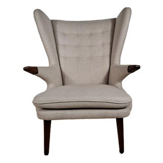 Mid-Century Danish Papa Bear Chair by Svend Skipper For Sale
