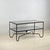 DESIGN FRERES Smoked Glass 'Entretoise' 2-Tier Cocktail Table by Design Frères For Sale - Image 4 of 10