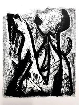 Jean-Michel Atlan - Kafka - Original Lithograph 1946