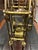 Chain Fusee Cathedral Skeleton Clock with Case And Key. Ticking away nicely Sizes 54 cms tall, 34 cms wide, 24 cms depth....