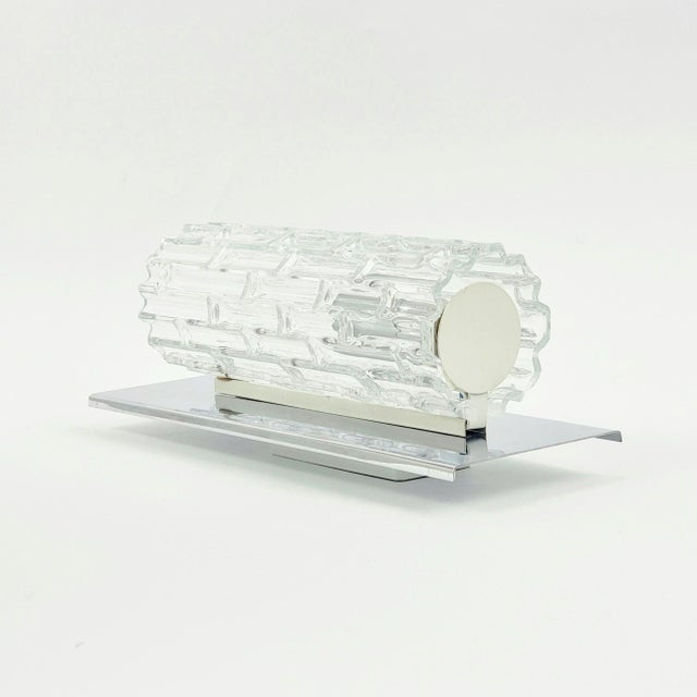 1960s Mid-Century Modern Doria Leuchten Germany Murano Glass Wall Lights/Sconces - Set of 3 For Sale - Image 9 of 12