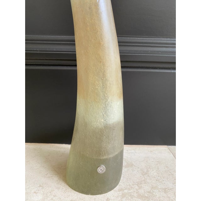 Metal Vintage Made in Spain Modernist Objects With Appearance of Horn by Luisa Robinson - A Pair For Sale - Image 7 of 17