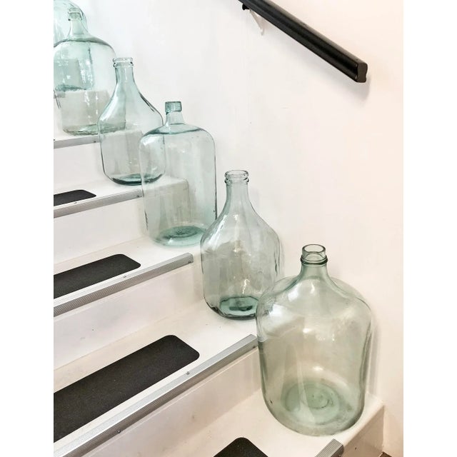 Vintage Hand-Blown Glass Jug For Sale - Image 4 of 5