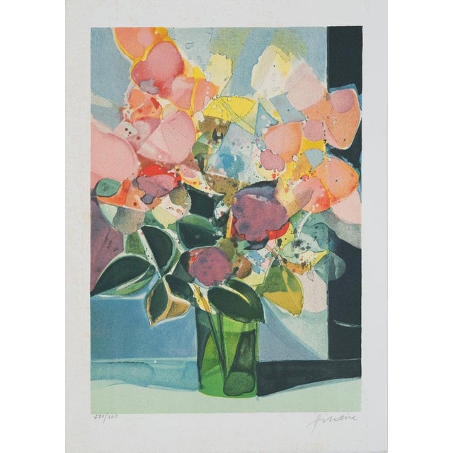 Camille Hilaire, Le bouquet de printemps, Lithograph For Sale - Image 7 of 7
