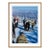 Toni Frissell 'Classic Retro Ski Scene' Archival Pigment Print Framed in Brown For Sale