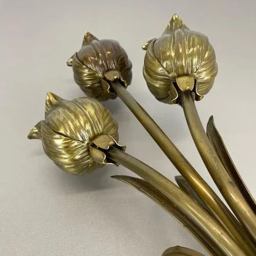 Italian Flower Theatre Wall Light in the style of Gio Ponti, 1970s For Sale - Image 18 of 18