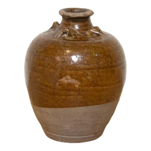 Aged Wine Stoneware Vessel