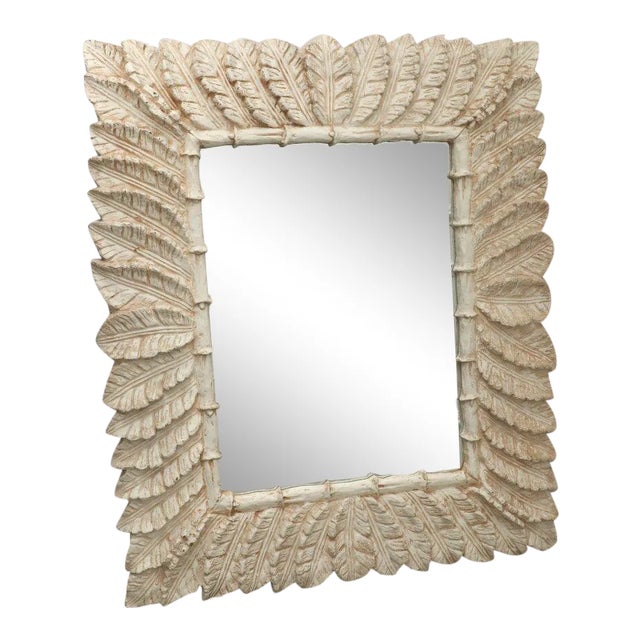 Tropical Palm Tree Leaf Wall Mirror Chairish