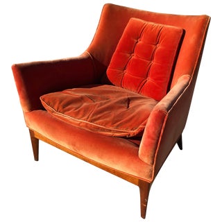 Paul McCobb Lounge Chair Walnut For Sale