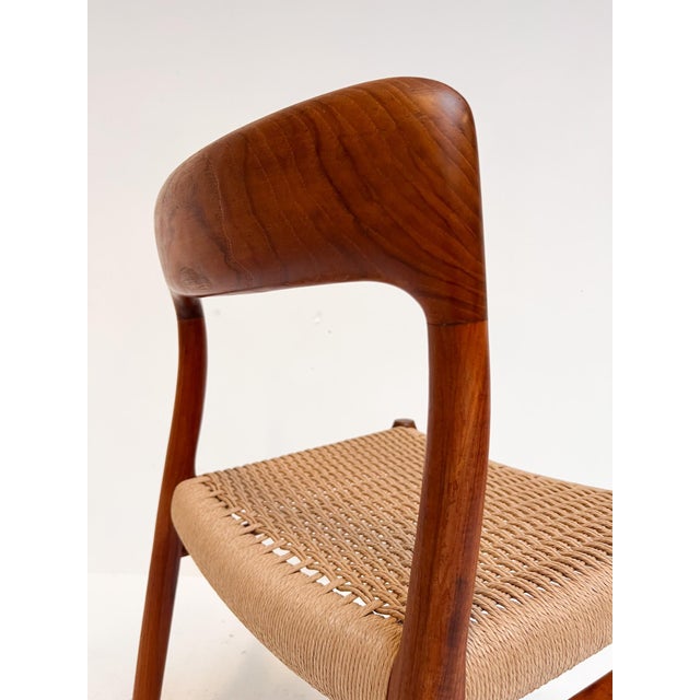 Vintage Model 75 Chairs by Niels Møller for J.L. Møllers, 1960s, Set of 4 For Sale - Image 18 of 18