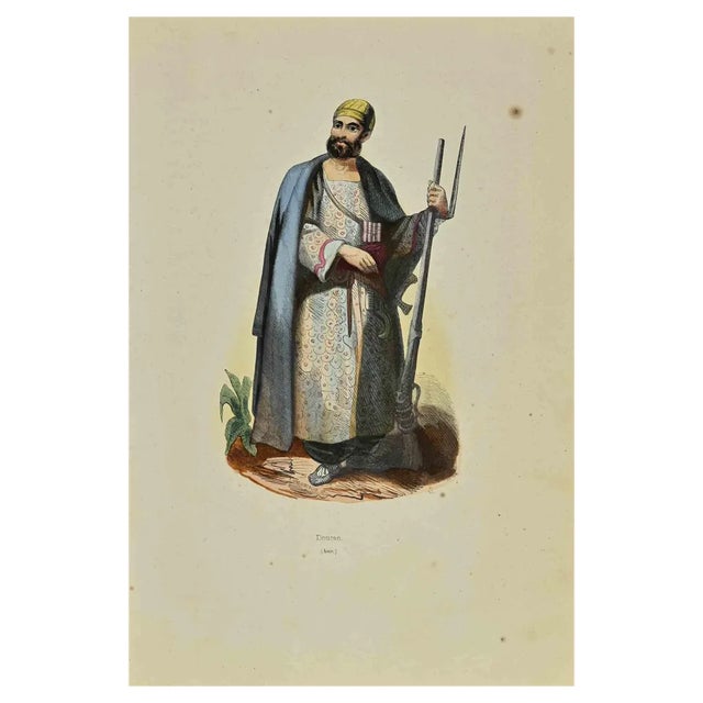 Auguste Wahlen, Douran, Lithograph, 1844 For Sale