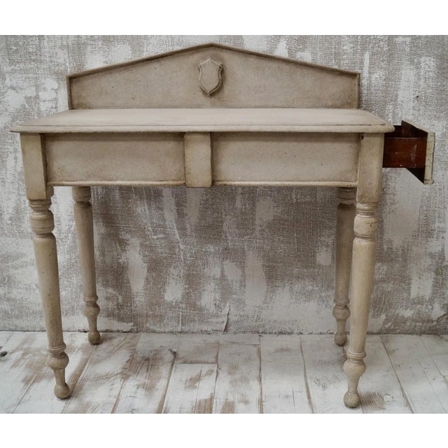 Victorian Painted Mahogany Hall Table For Sale - Image 6 of 11