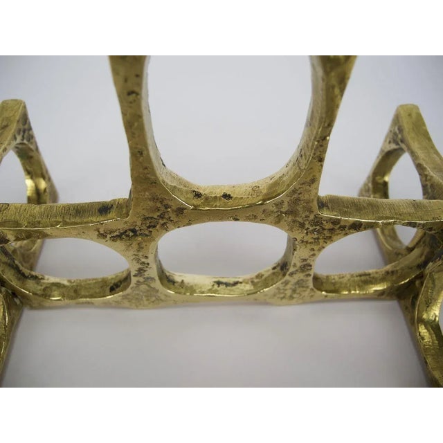 Brass & Bronze Candleholder, 1960s For Sale - Image 15 of 18