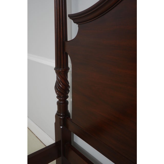 Henkel Harris King Size Model 172 Mahogany Poster Bed For Sale - Image 11 of 17
