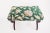 1940s Italian Flower Satin Fabric Stool by Guglielmo Ulrich, 1940s For Sale - Image 5 of 10