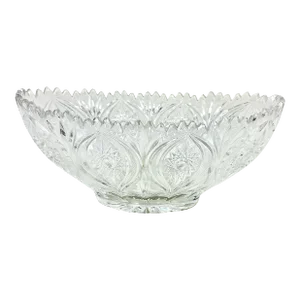 Vintage Cut Crystal Serving Bowl