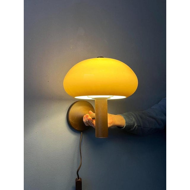 Vintage Space Age Mushroom Wall Sconce from Massive For Sale - Image 13 of 13