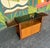 Mid-Century Modern Century Burl & Smoked Glass Rolling Bar For Sale - Image 3 of 14