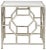 2020s Top Accent Table in Silver & Mirror For Sale - Image 5 of 5