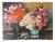 R. Bouvier, Les Fleurs, 1970s, Oil Painting on Canvas For Sale