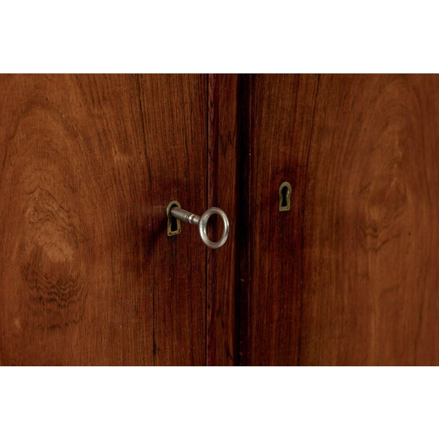 Large Mid Century Danish Modern Rosewood Cabinet 1960s For Sale - Image 9 of 11