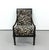 Hollywood Regency Vintage Zebra Upholstered Ebonized Armchair For Sale - Image 3 of 7