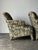 Sage Acanthus Tapestry Club Chairs, John Hutton for Donghia Luciano, 1990s, Pair For Sale - Image 13 of 18
