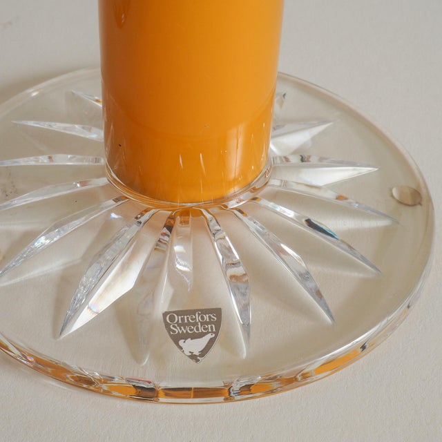 Tall Vases by Anne Nilsson for Orrefors, Set of 2 For Sale - Image 5 of 9