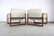 Cream 1970s Vintage Milo Baughman for Thayer Coggin Scoop Lounge Chairs- A Pair For Sale - Image 8 of 9