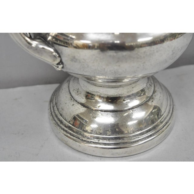 Silver Mid 20th Century Leonard Victorian Silver Plated Trophy Cup Urn Champagne Wine Chiller Ice Bucket For Sale - Image 8 of 16