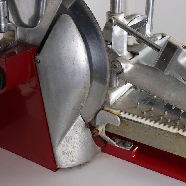Red Slicer in the style of Berkel For Sale - Image 8 of 12