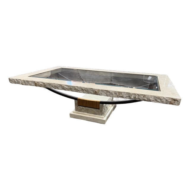 Casa Bique Tessellated Stone Coffee Table For Sale