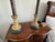 Vintage Transitional Ethan Allen Hand Painted Candlestick Lamps, a Pair For Sale In Chicago - Image 6 of 8