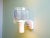 Mid-Century Modern Portuguese Pink Acrylic Wall Sconce For Sale - Image 4 of 13