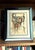 Mid 20th Century Italian Mirror Frame With Abstract Drawing on Textured Paper, Signed and Dated For Sale - Image 17 of 18