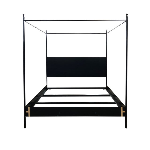 Contemporary Josephine Canopy King Size Bedframe Chairish