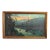 Vintage Oil Painting of Mountain Scene at Dusk For Sale