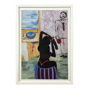Cassi Namoda - ‘Nude Maria Combing Her Hair’ Lithograph, Signed