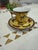 Yellow Classic Coffee &Tea Butterfly Porcelain Set 6 pcs with original box For Sale - Image 8 of 10
